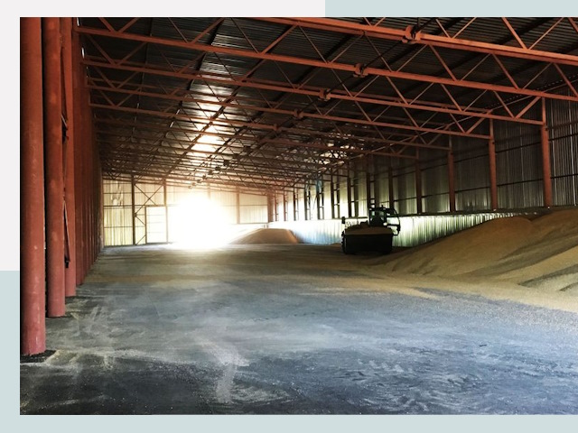 Строительство зернохранилищ в Ейске