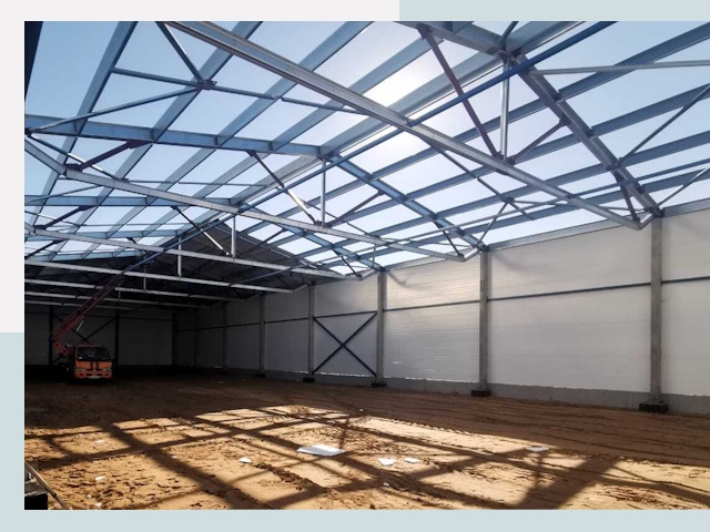 Строительство сенохранилищ в Ейске