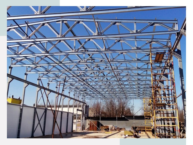 Строительство цехов в Ейск от 618 руб. под ключ