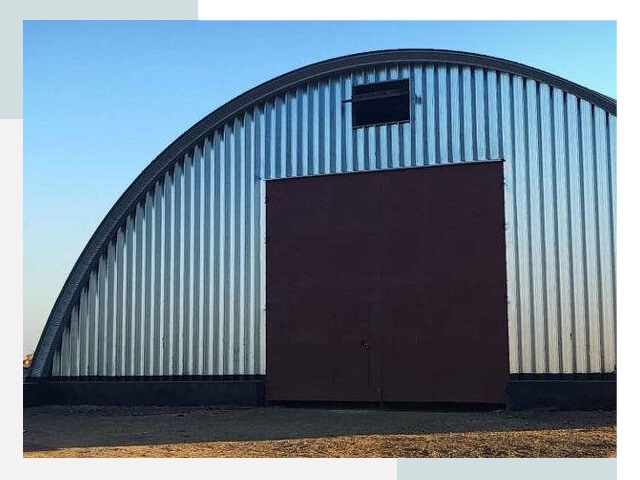 Бескаркасные ангары в Ейске