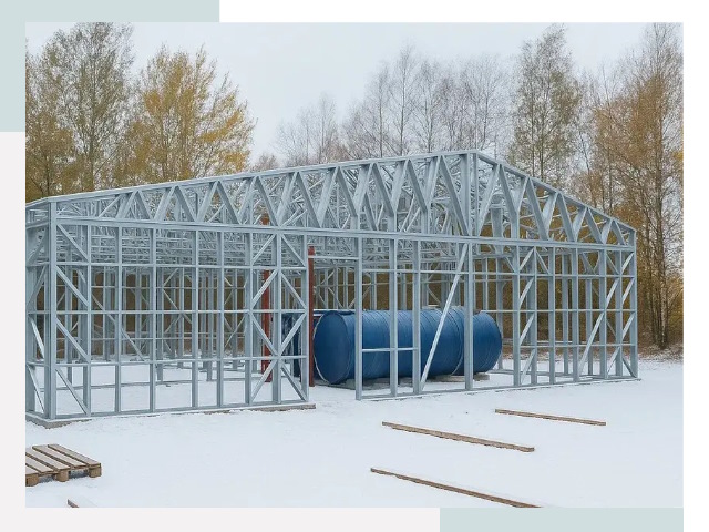 Металлические ангары в Ейске