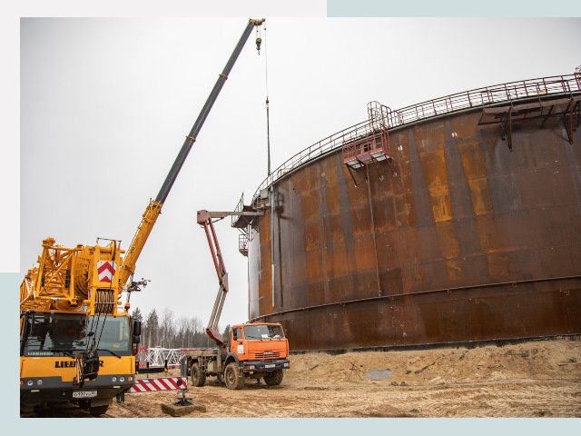 Монтаж резервуаров в Ейске от 618 руб. за м³