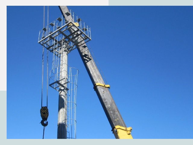 Монтаж осветительных мачт в Ейск от 618 руб.