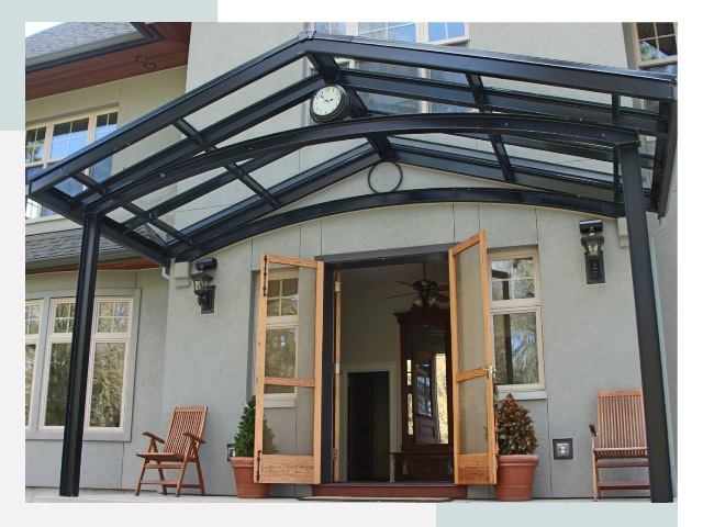 Козырьки металлические в Ейске