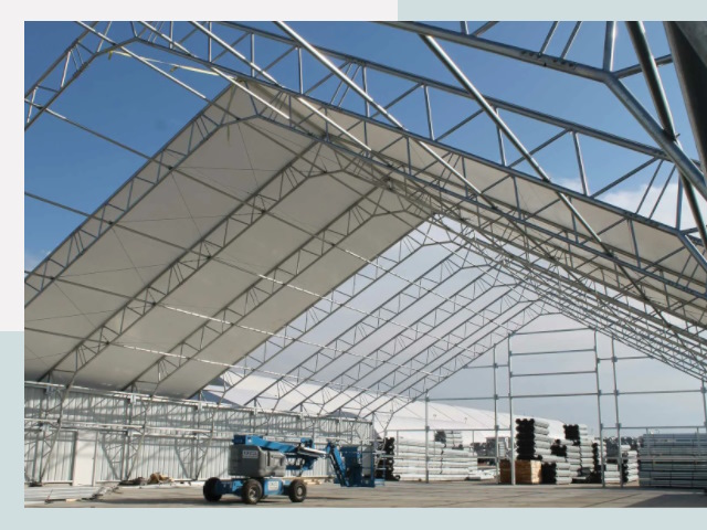 Каркасно-тентовые сооружения от СтальСтрой-Еск по цене 618 руб.