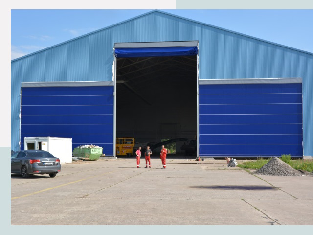 Ангарные ворота в Ейск от СтальСтрой-Еск по цене 618 руб.