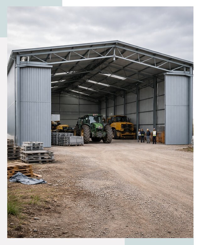 Ангары для сельхозтехники в Ейске от 20612 р. | СтальСтрой-Еск