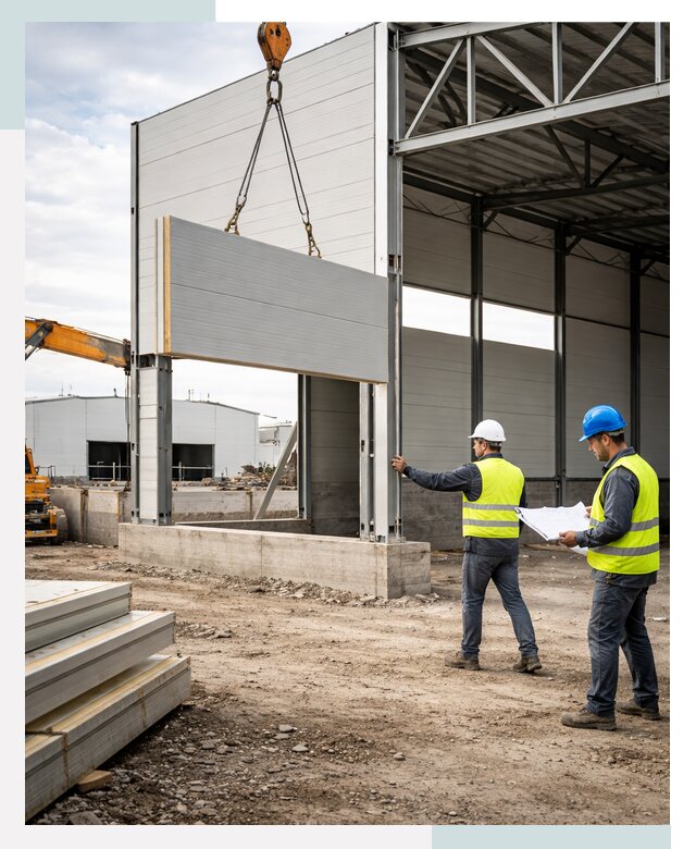 Склад из сэндвич панелей под ключ в Ейске от 9791 р. | СтальСтрой-Еск