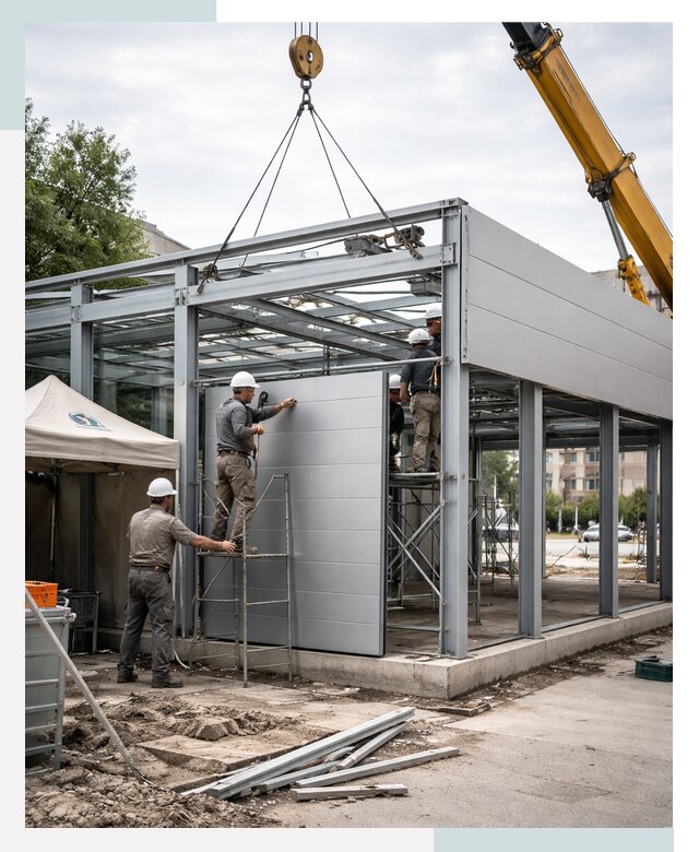 СтальСтрой-Еск: торговый павильон под ключ в Ейске от 36071 р.