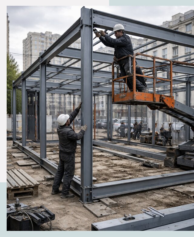 Строительство и монтаж торговых павильонов под ключ в Ейске