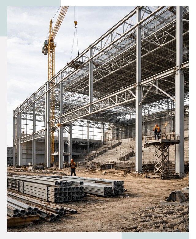 Строительство спортивных комплексов в Ейске от 30918 р. | СтальСтрой-Еск